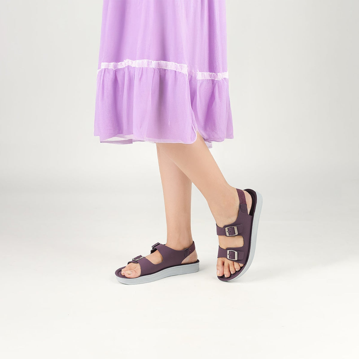 Women's Daily Wear Sandals  - WL7877 Purple