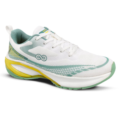 Men's Lace-up Sports Shoes - WS9167 White Mint Green