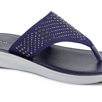Women's Daily Wear Sandals  - WL7195 Navy Blue