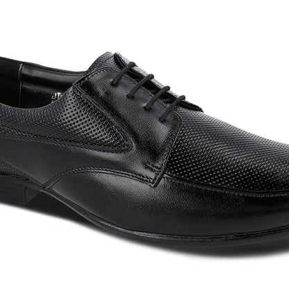 JOHN TAYLOR Men's Derby Leather Formal Shoes - JT97527 Black