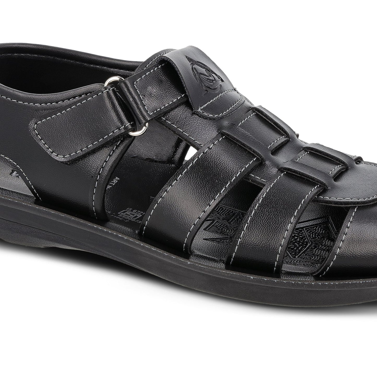 Men's Fisherman Sandals - WGR58052 Black