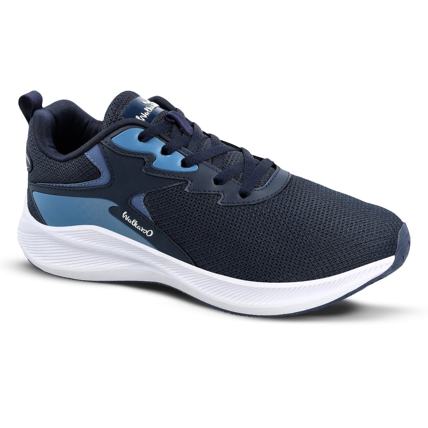 Walkaroo Men Sports Shoe - WS9575 Navy Blue - Walkaroo Footwear