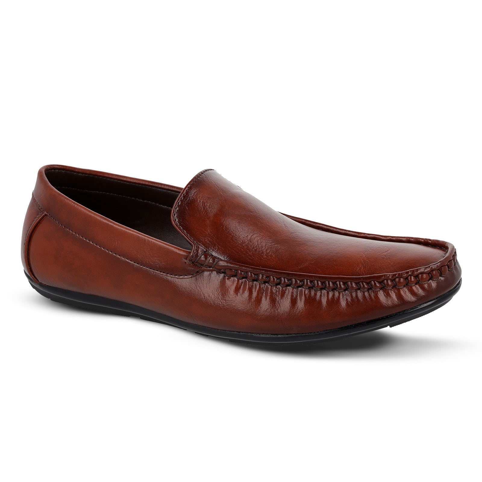 Walkaroo Men Loafer Formal Shoes - WF6018 Brown - Walkaroo Footwear