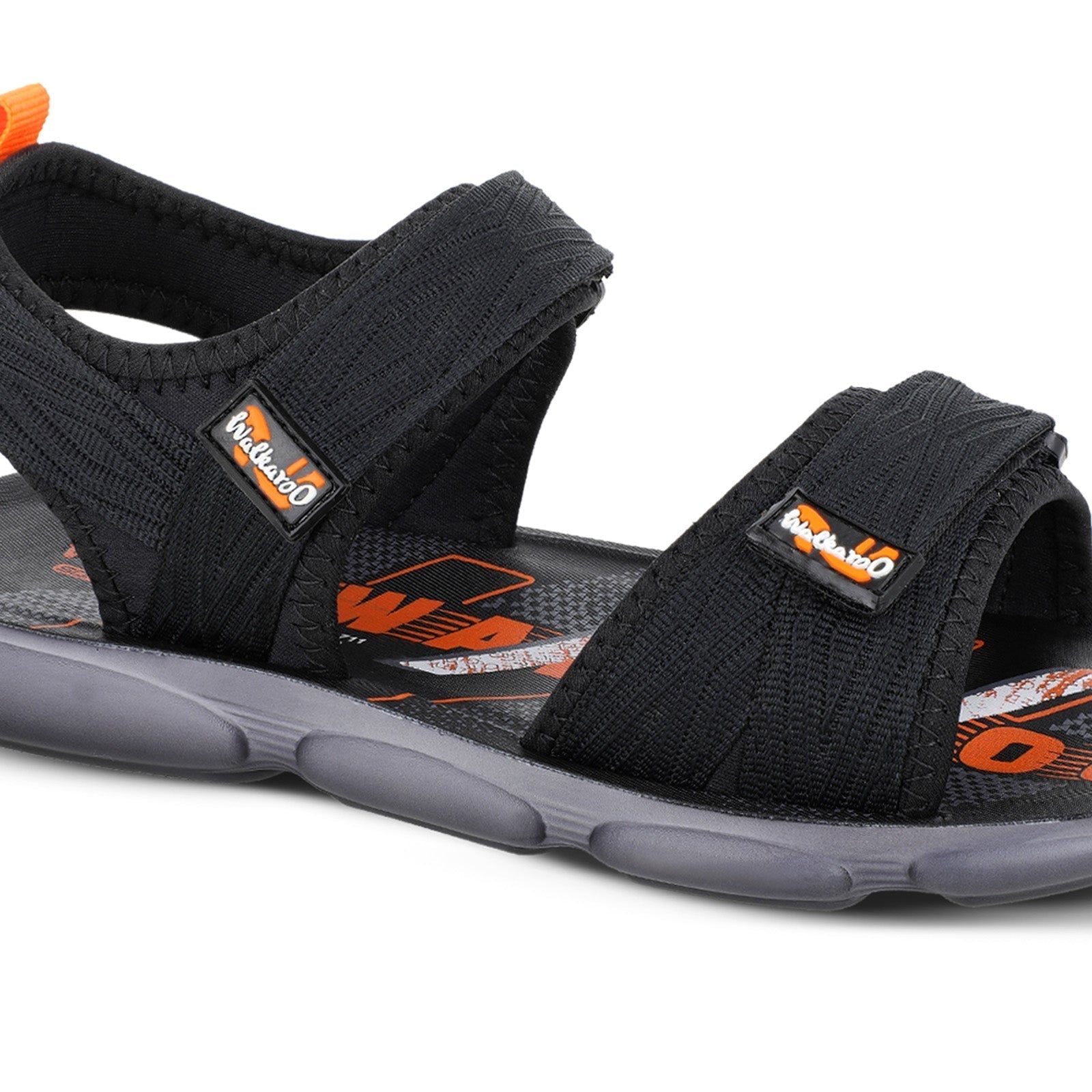 Walkaroo+ Men Sandals - WE1711 Black - Walkaroo Footwear