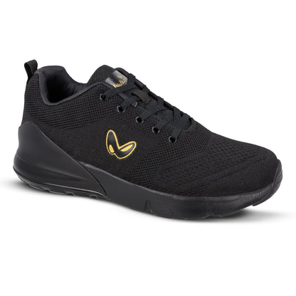 ALPHA-GO Men's Lace-up Sports Shoe - XS9751 Black Gold