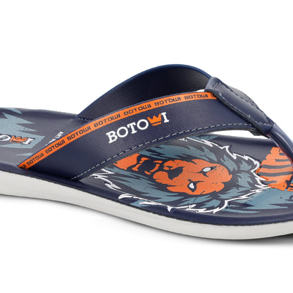 BOTOWI Men's Slipper - BW3502 Blue Orange