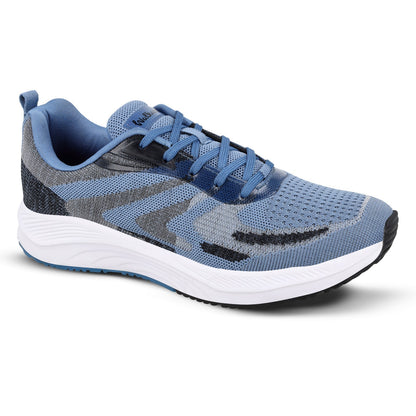 Walkaroo Men Sports Shoe - WS9109 Steel Blue - Walkaroo Footwear