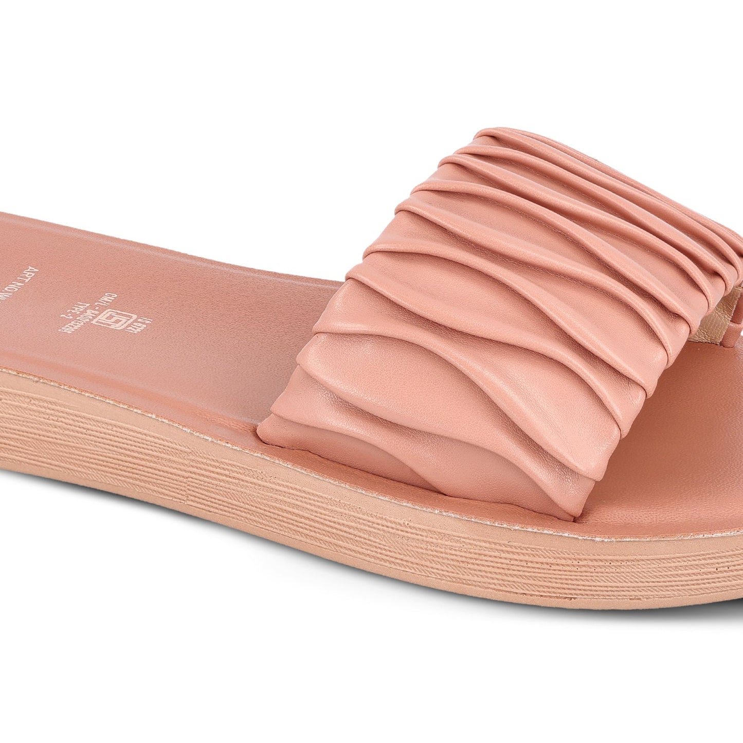 Women's Slide Sandals - WLP73000 Peach