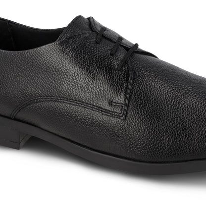Men's Leather formals Shoes - WF6051 Black