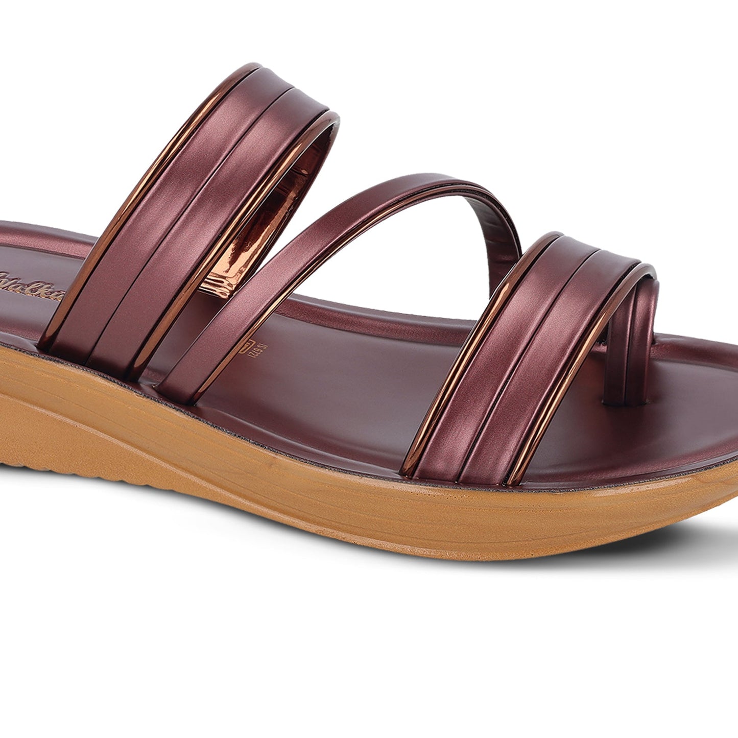 Women's Daily Wear Sandals  - WL7584 Burgundy