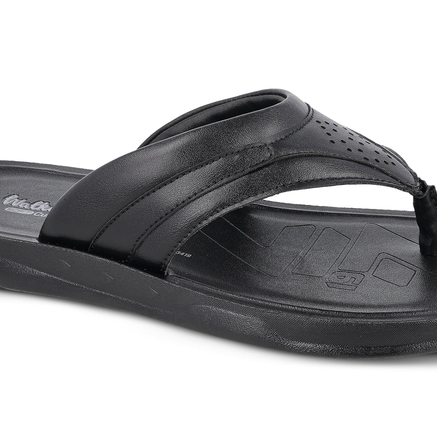 Men's Daily Wear V-Strap Sandals - WGP50023 Black