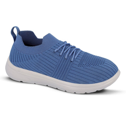 Walkaroo Womens Walking and Washable Shoes- GY3423 Blue - Walkaroo Footwear