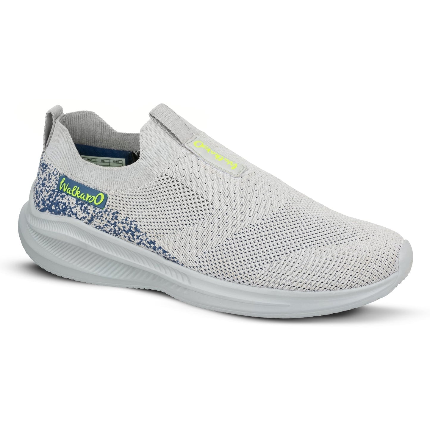 Walkaroo Men Walking Shoes - XS9757 Grey - Walkaroo Footwear