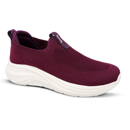 Women's Slip-on Walking Shoe - WS9925 Purple