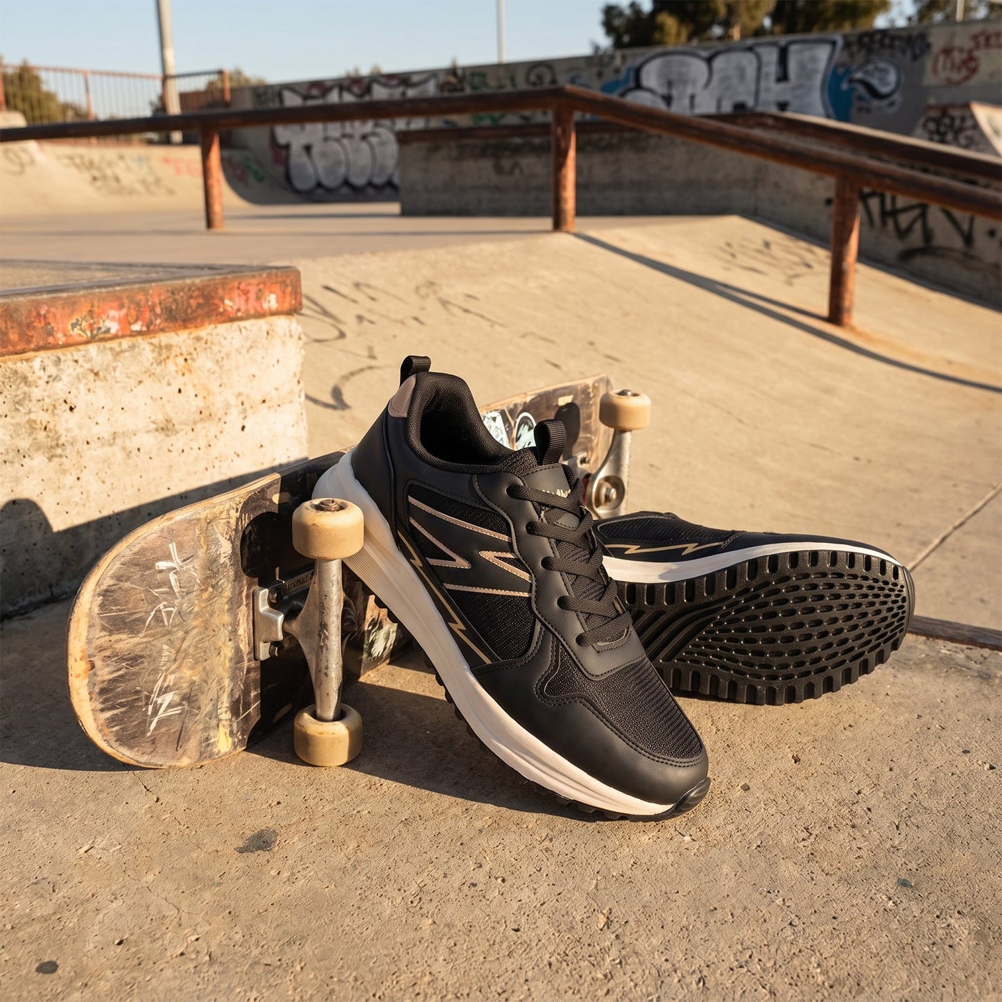 Men's Sports Shoe -ONG97007 Black