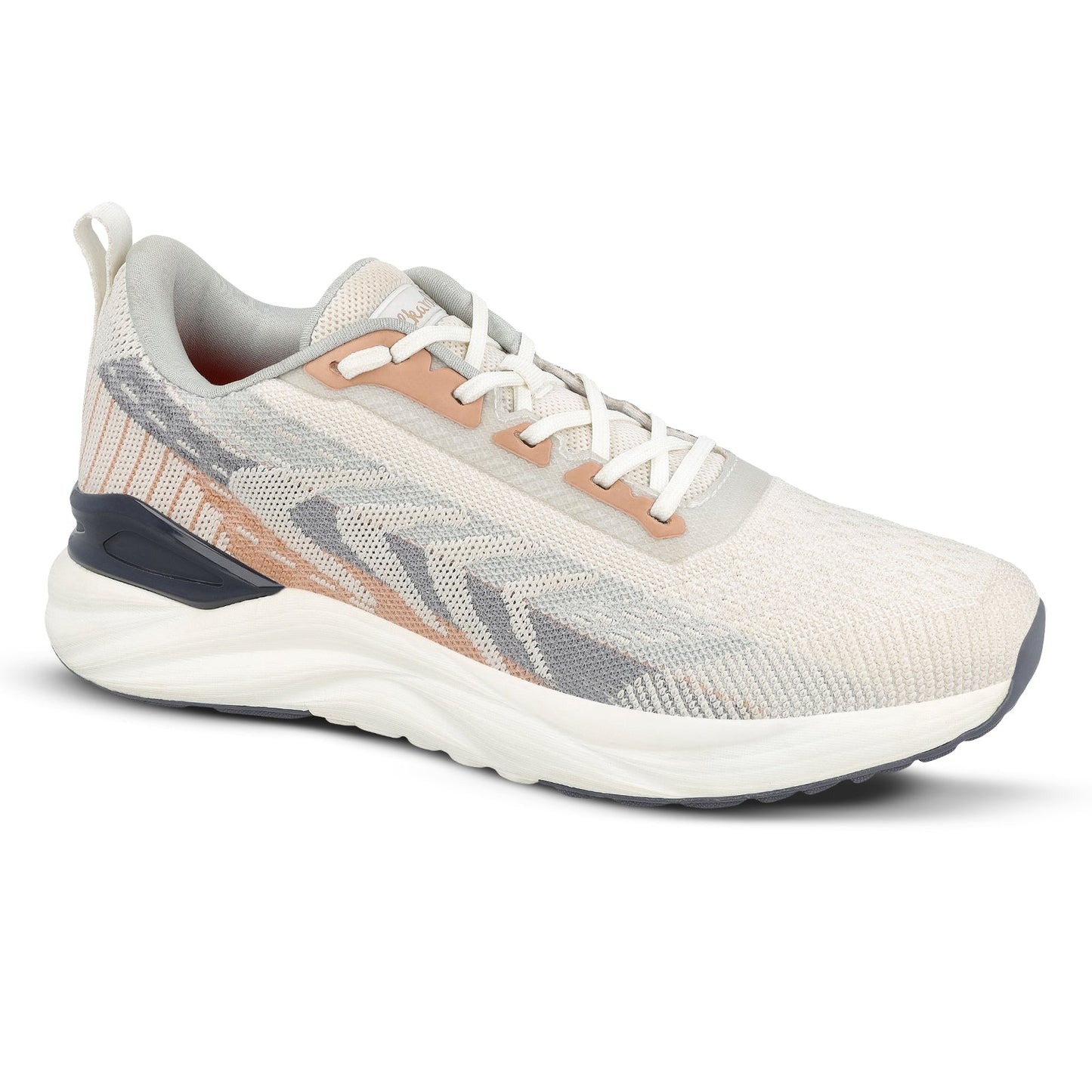 Walkaroo Men Sports Shoe - WS9110 Grey Beige - Walkaroo Footwear