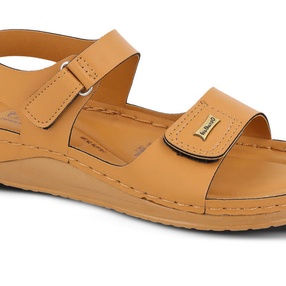 Women's Daily Wear Comfort Sandals - WLP77017 Beige