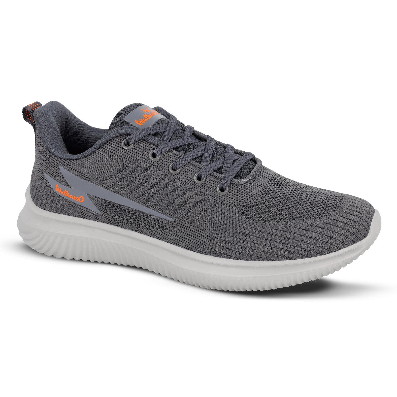 Walkaroo Men walking Shoes - WS9547 Dark Grey - Walkaroo Footwear