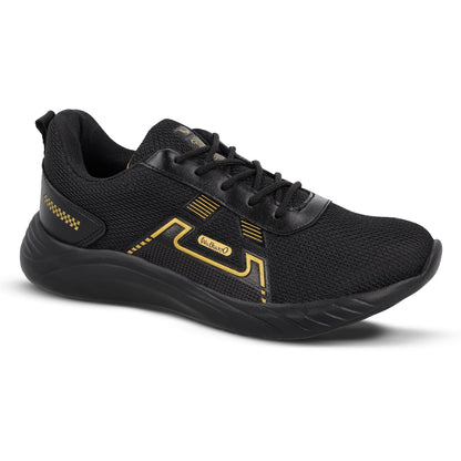 Men's Lace-up walking Shoes - WS3065 Black Gold
