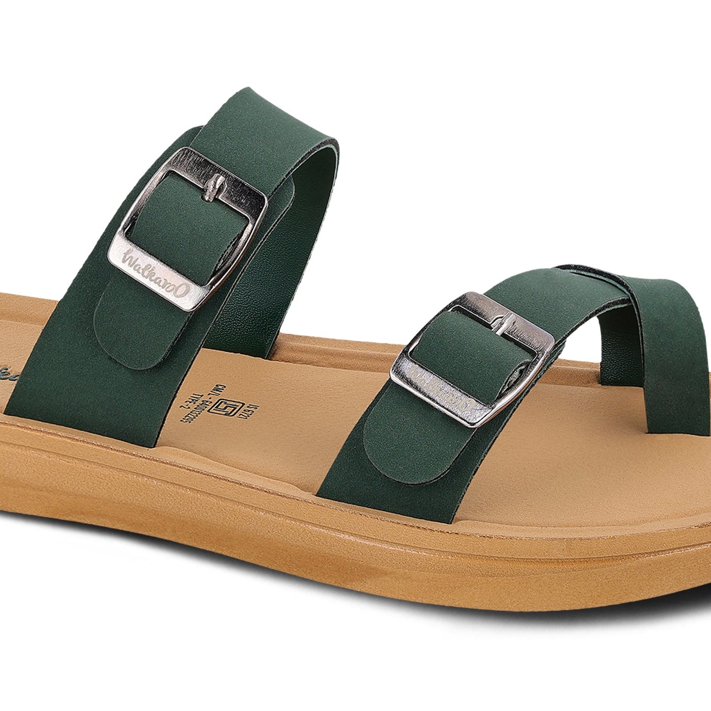 Women's Daily Wear Sandals  - WL7645 Green Beige
