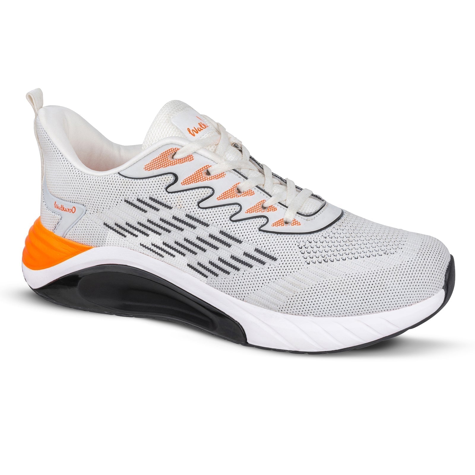 Walkaroo Running Shoes for Men - WS9080 White - Walkaroo Footwear