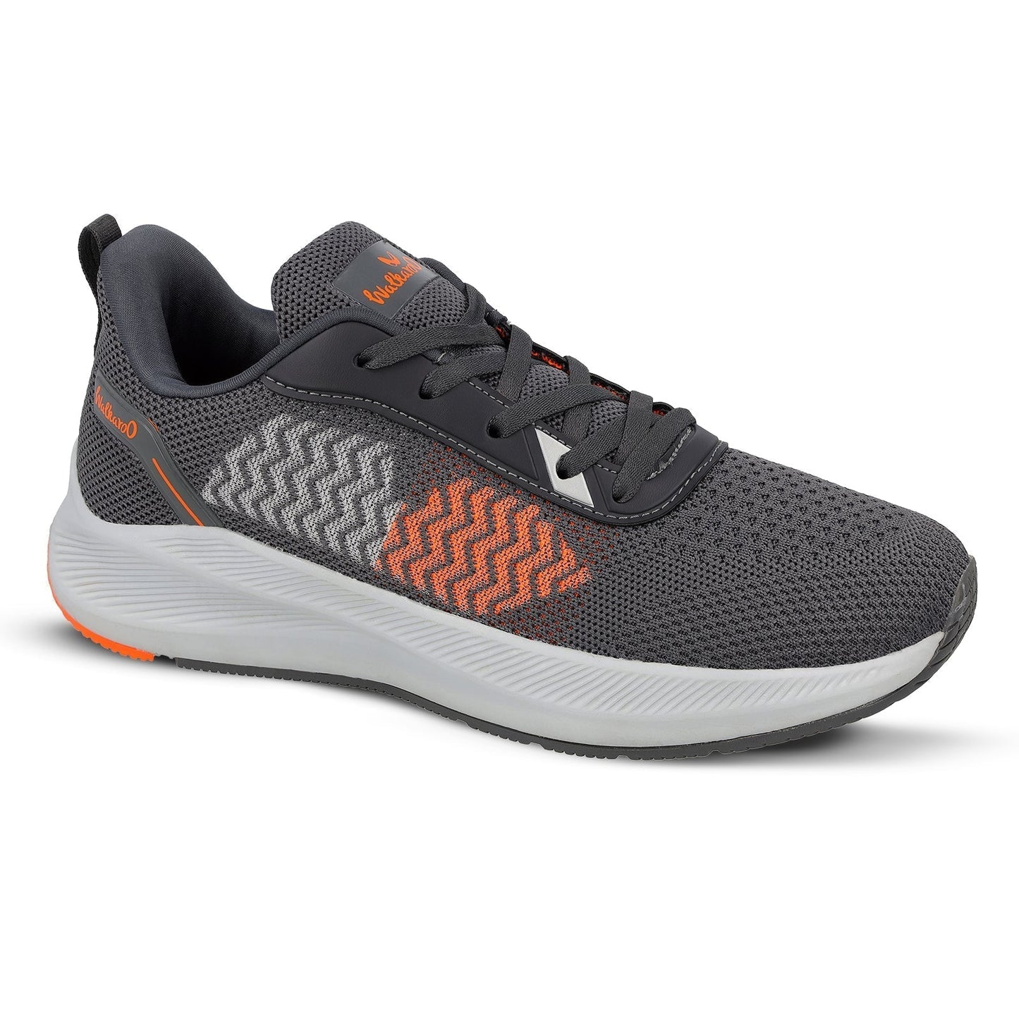 Walkaroo Running Shoes for Men - WS9091 Dark Grey - Walkaroo Footwear