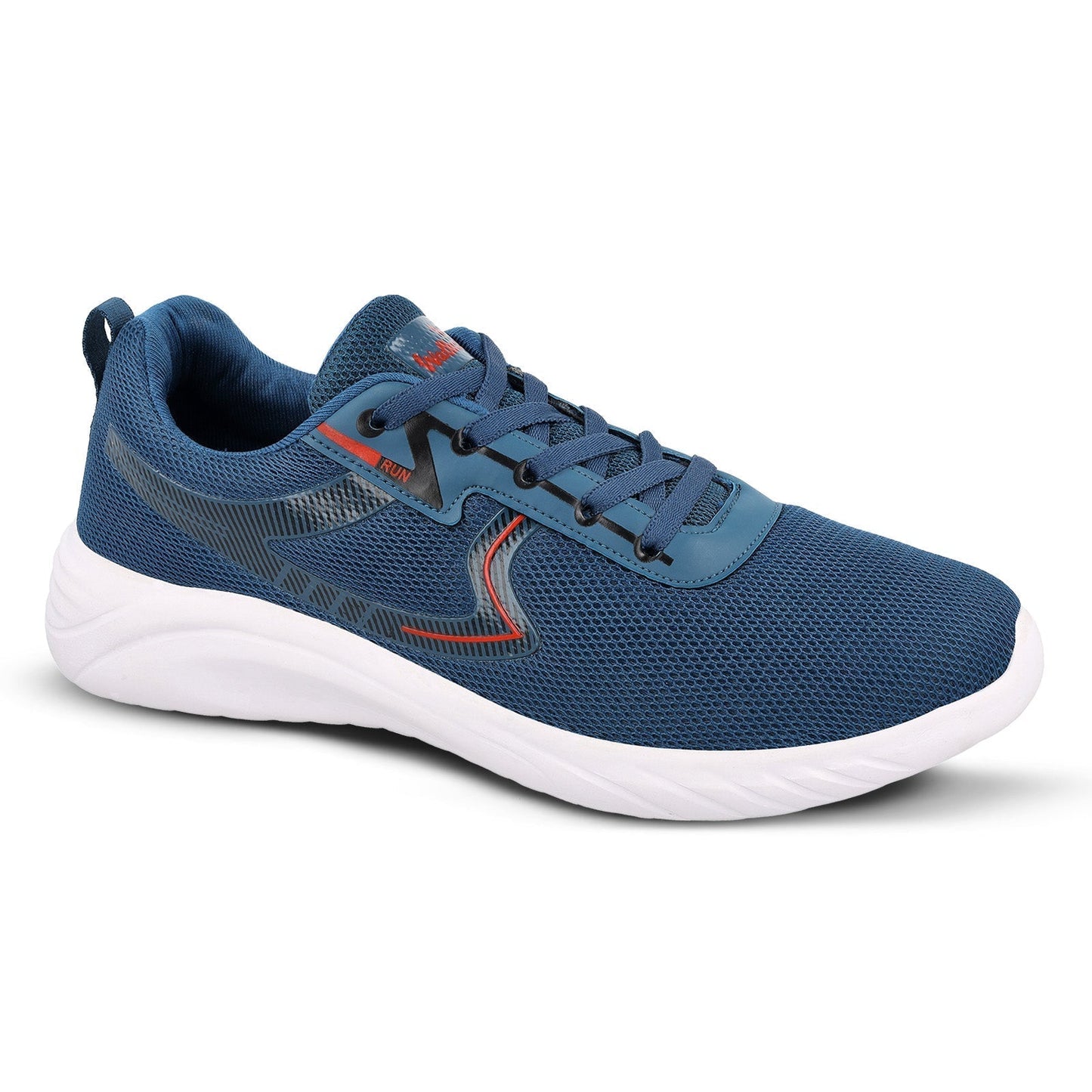 Walkaroo Men walking Shoes - WS3064 Teal - Walkaroo Footwear