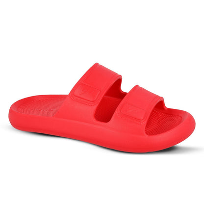 Walkaroo Mens Flip Flop Slippers - BT4823 Red - Walkaroo Footwear