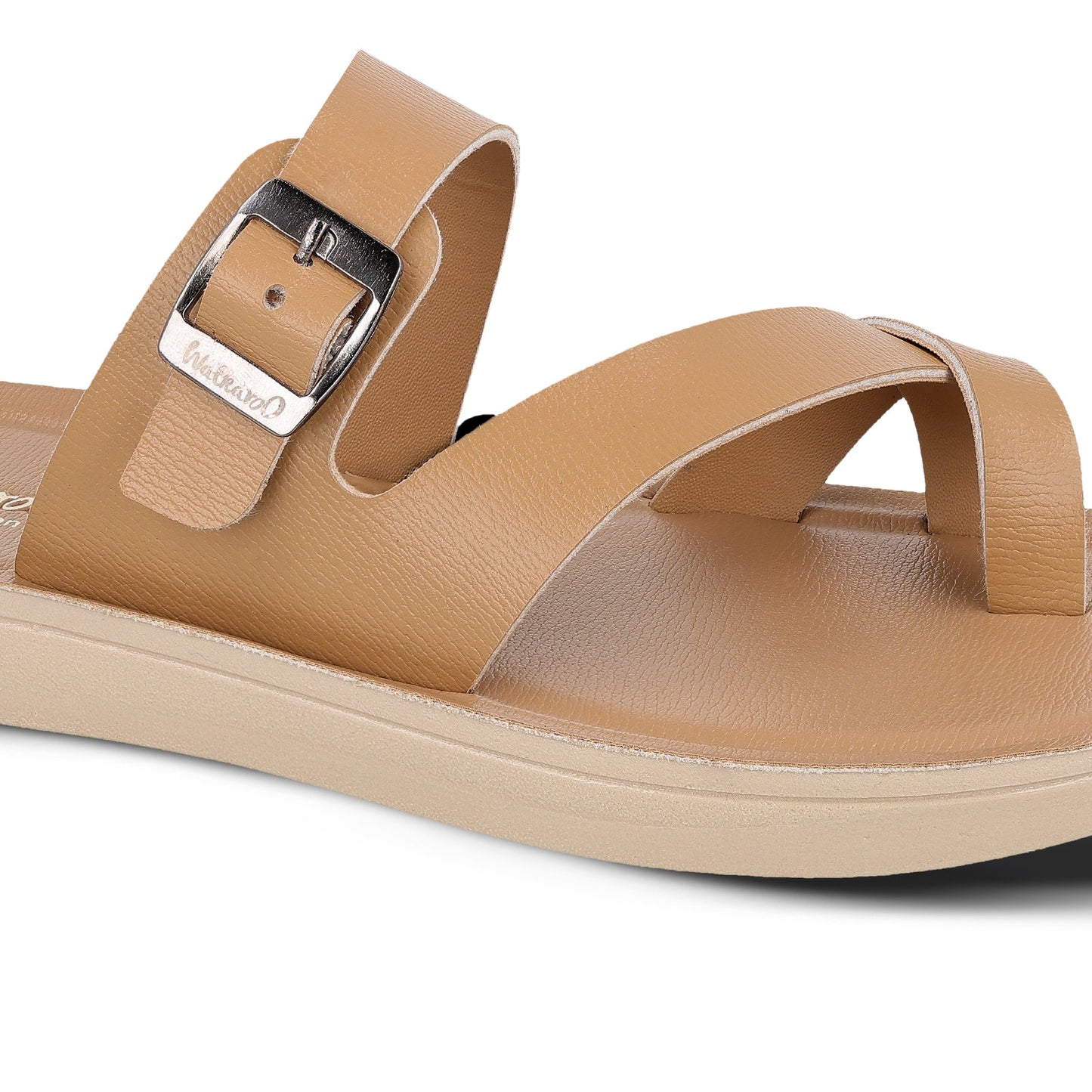Women's Daily Wear Sandals  - WLR72048 Cream