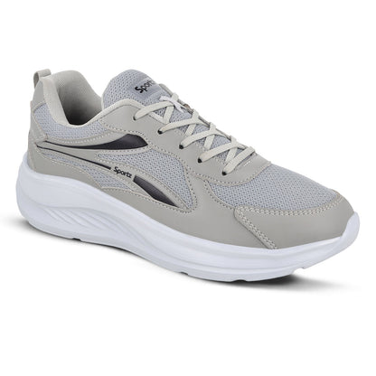Men's Lace-up Sports Shoe - WS9628 Light Grey