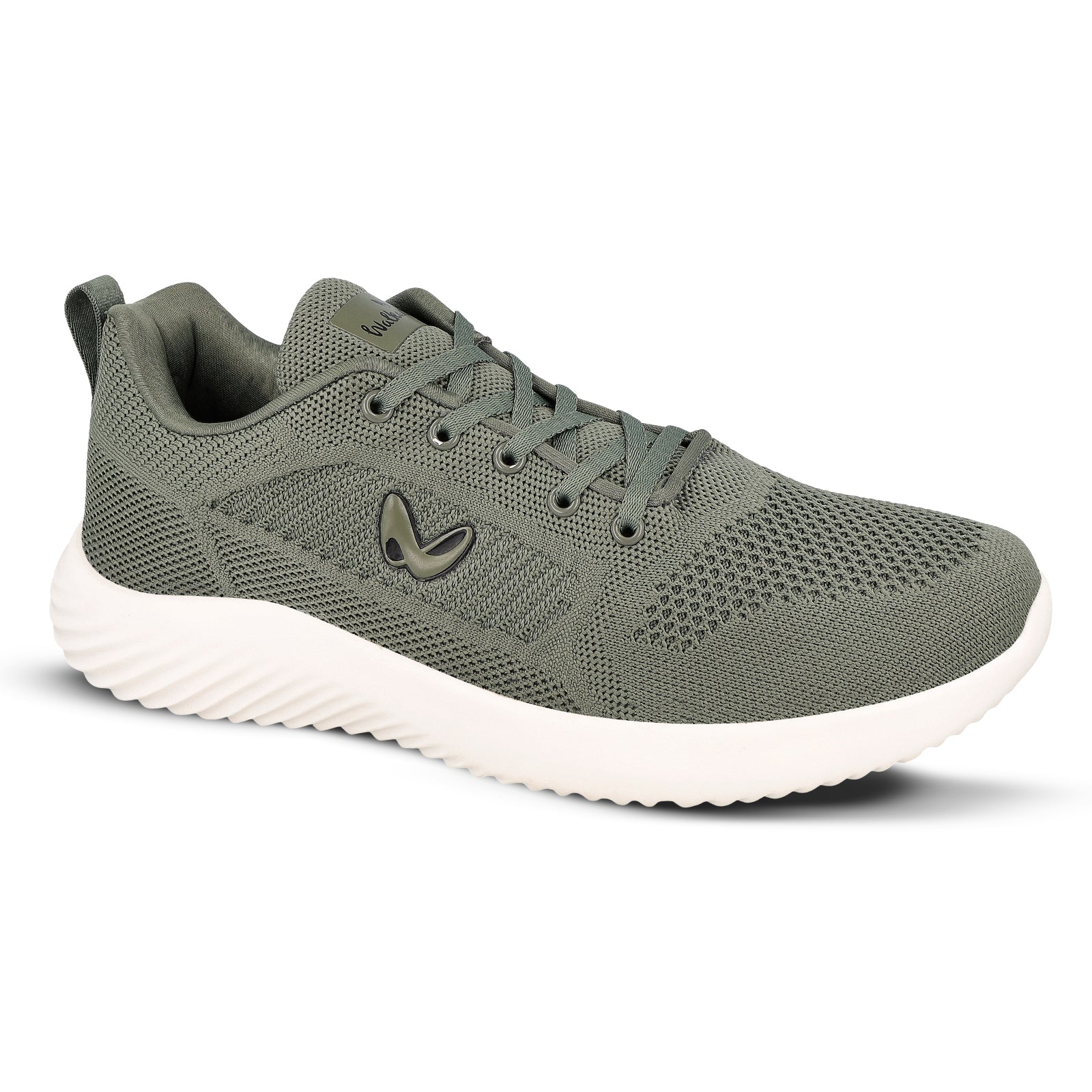 Walkaroo Men walking Shoes - WS9546 Olive Green - Walkaroo Footwear