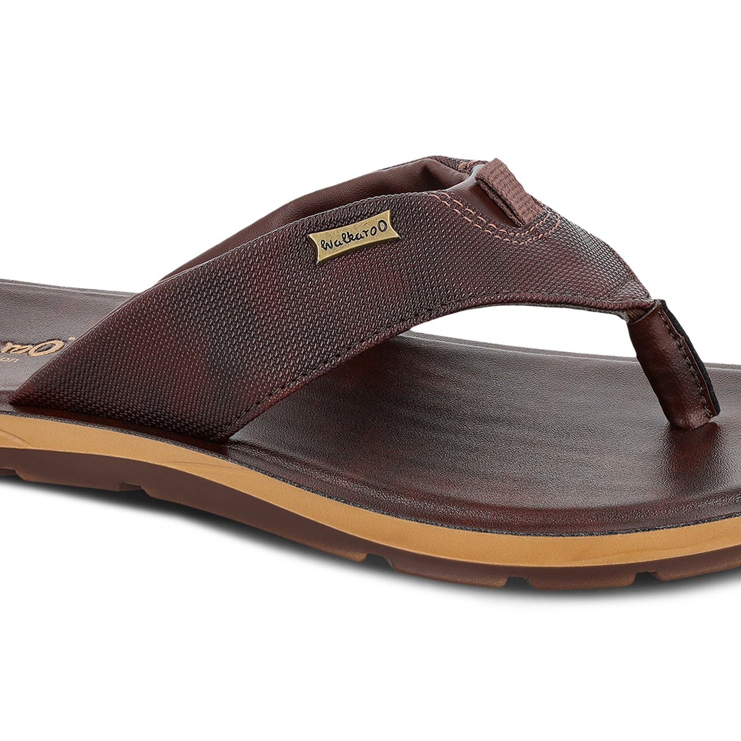 Men's Daily Wear V-Strap Sandals - WE1025 Brown