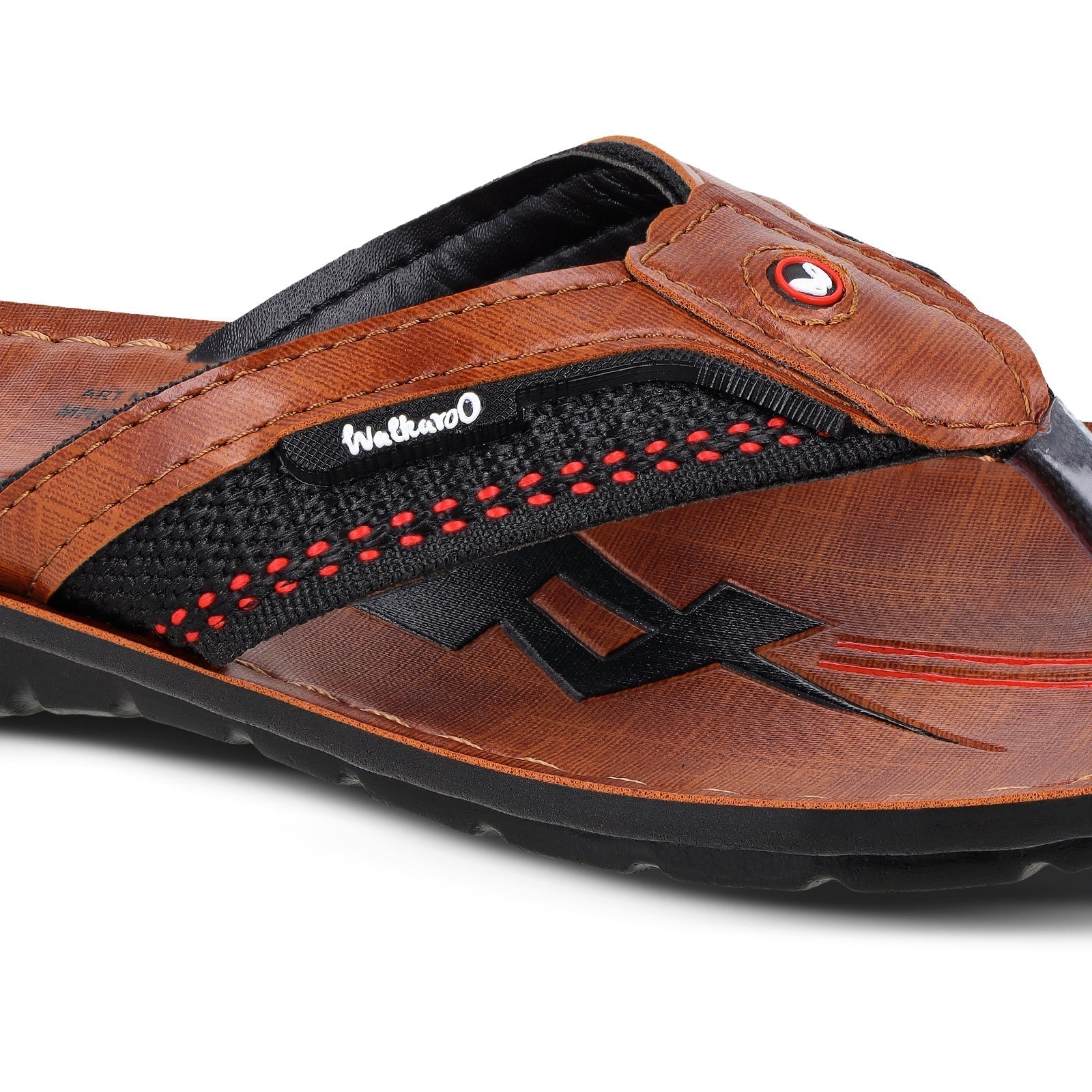 Walkaroo Men Sandals - W1030 S Tan - Walkaroo Footwear