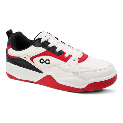 Men's Colourblocked Sneakers - WY3477 White Red