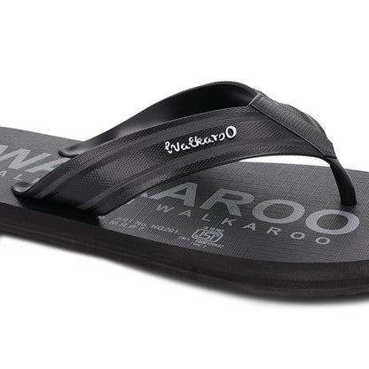 Men's Hawai Slippers - HG201 Black