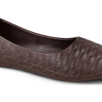 Walkaroo Go Womens Melange Belly Shoes - 12801 Brown - Walkaroo Footwear