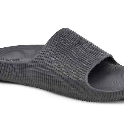 Men's Flip Flop Sliders  - WC8828 Dark Grey
