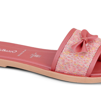 Women's Slide Sandals - WLR73002 Coral