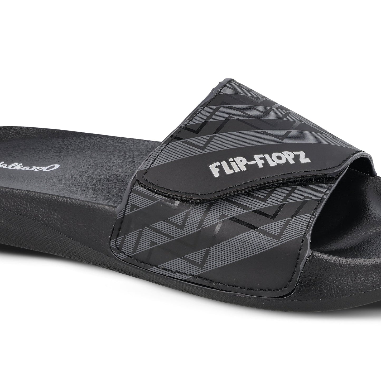 Men's Flip Flop Sliders  - WC8785 Black