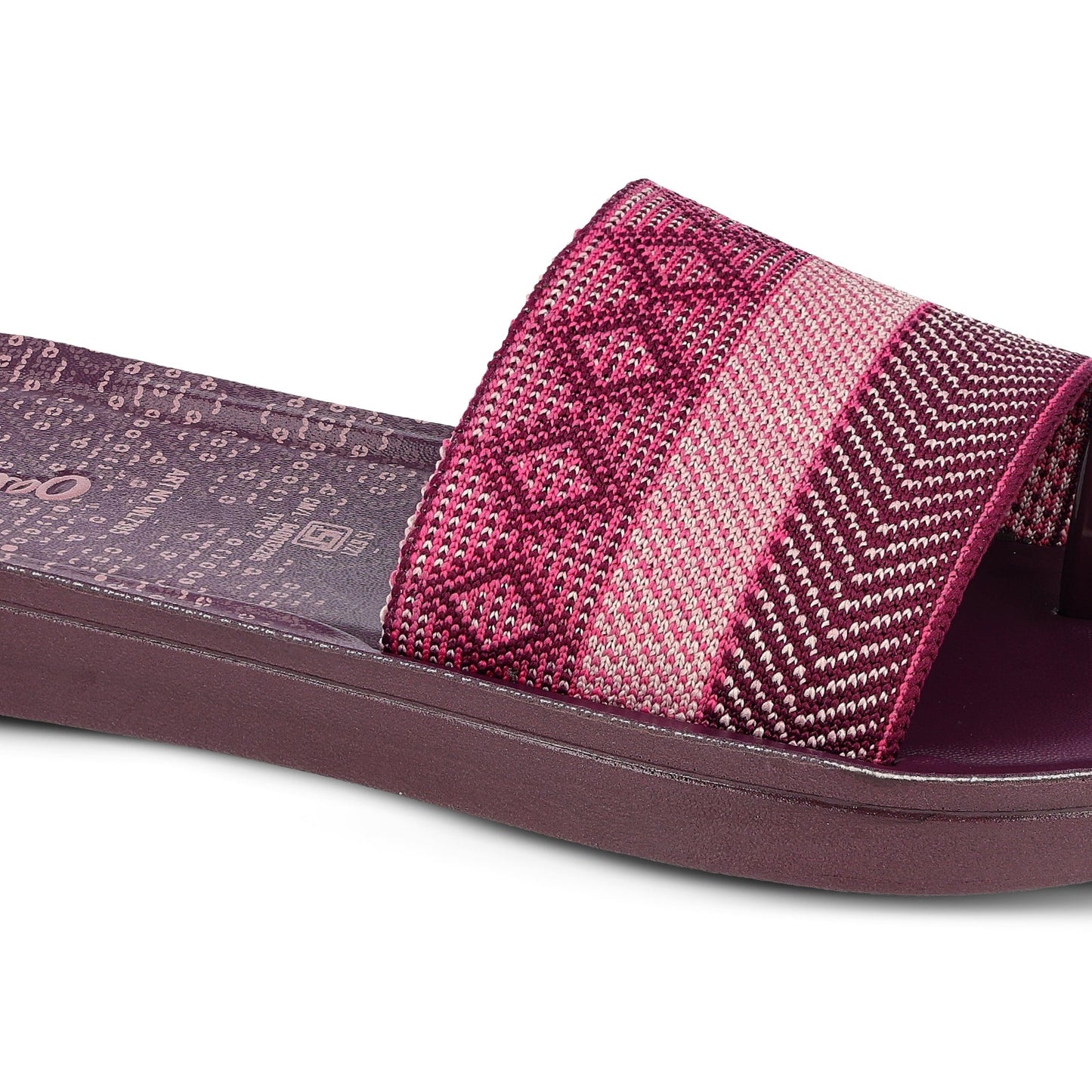 Women's Slide Sandals - WL7395 Dark Grape