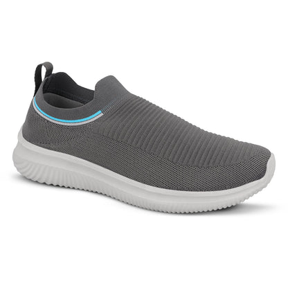 Walkaroo Men walking Shoes - WS9549 Grey - Walkaroo Footwear