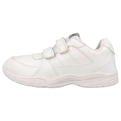 Walkaroo Boys School Shoes - 570 White