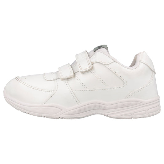 Walkaroo Boys School Shoes - 570 White