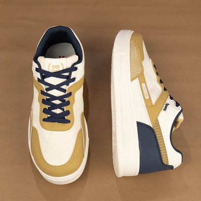 Men's Sports Sneakers - SGE24005 White Beige