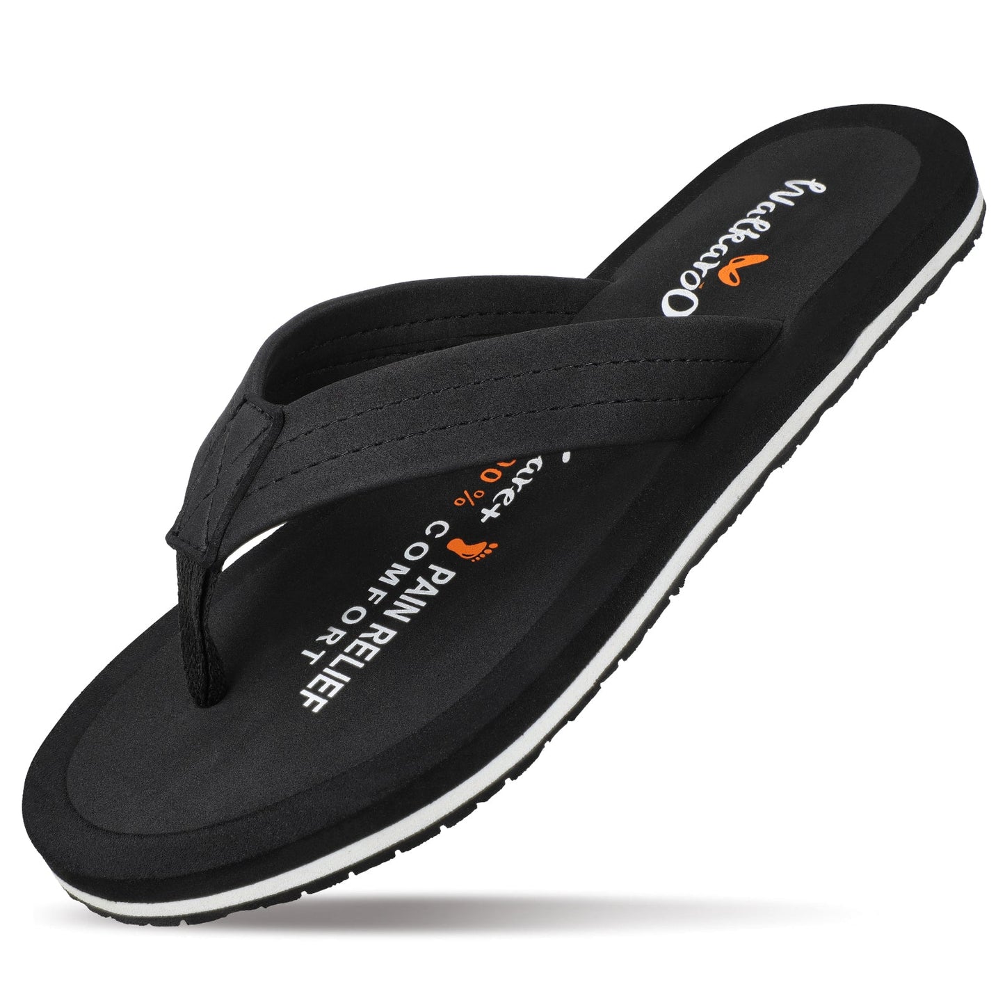Men's Care Plus Flip-Flop  - WH3810 Black