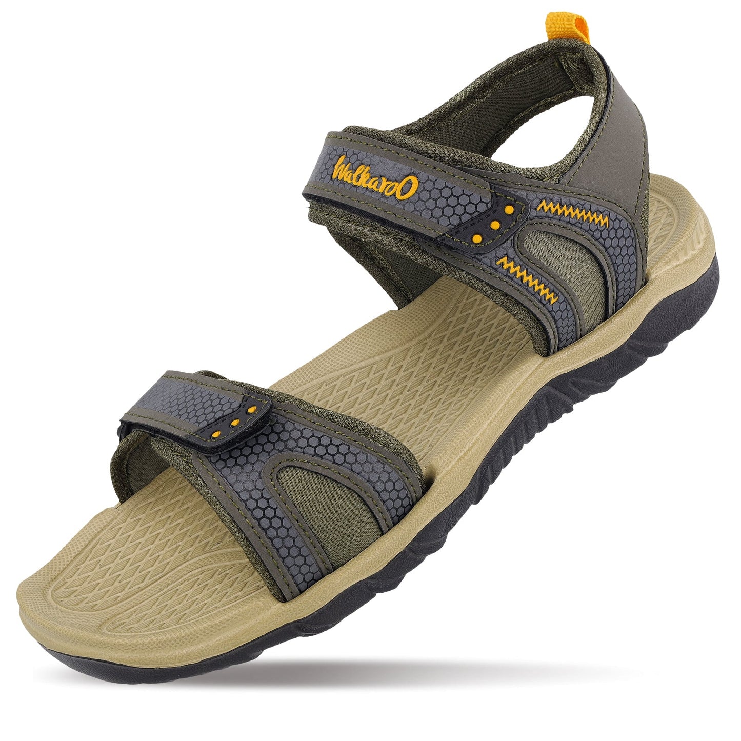 Men Sports Sandals - WGR15018 Olive Yellow