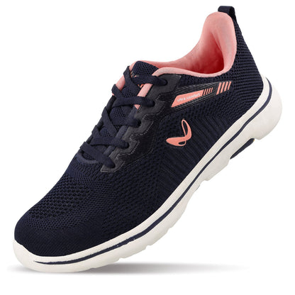 Women's Lace-up Walking Shoes - WS9901 Navy Blue