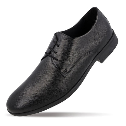 Men's Leather formals Shoes - WF6051 Black