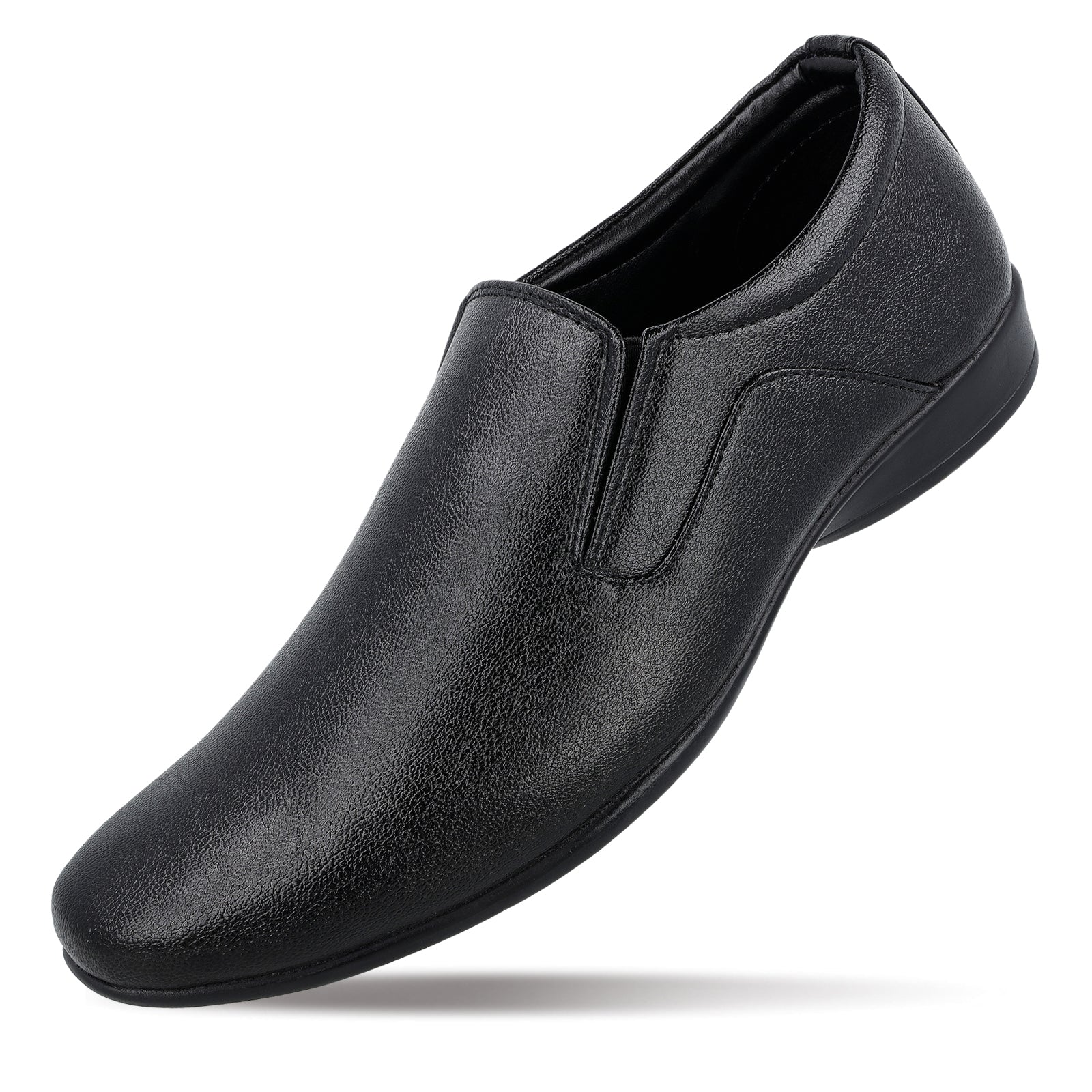 Toes&Togitoes Men Loafer Formal Shoes - 17102 Black - Walkaroo Footwear