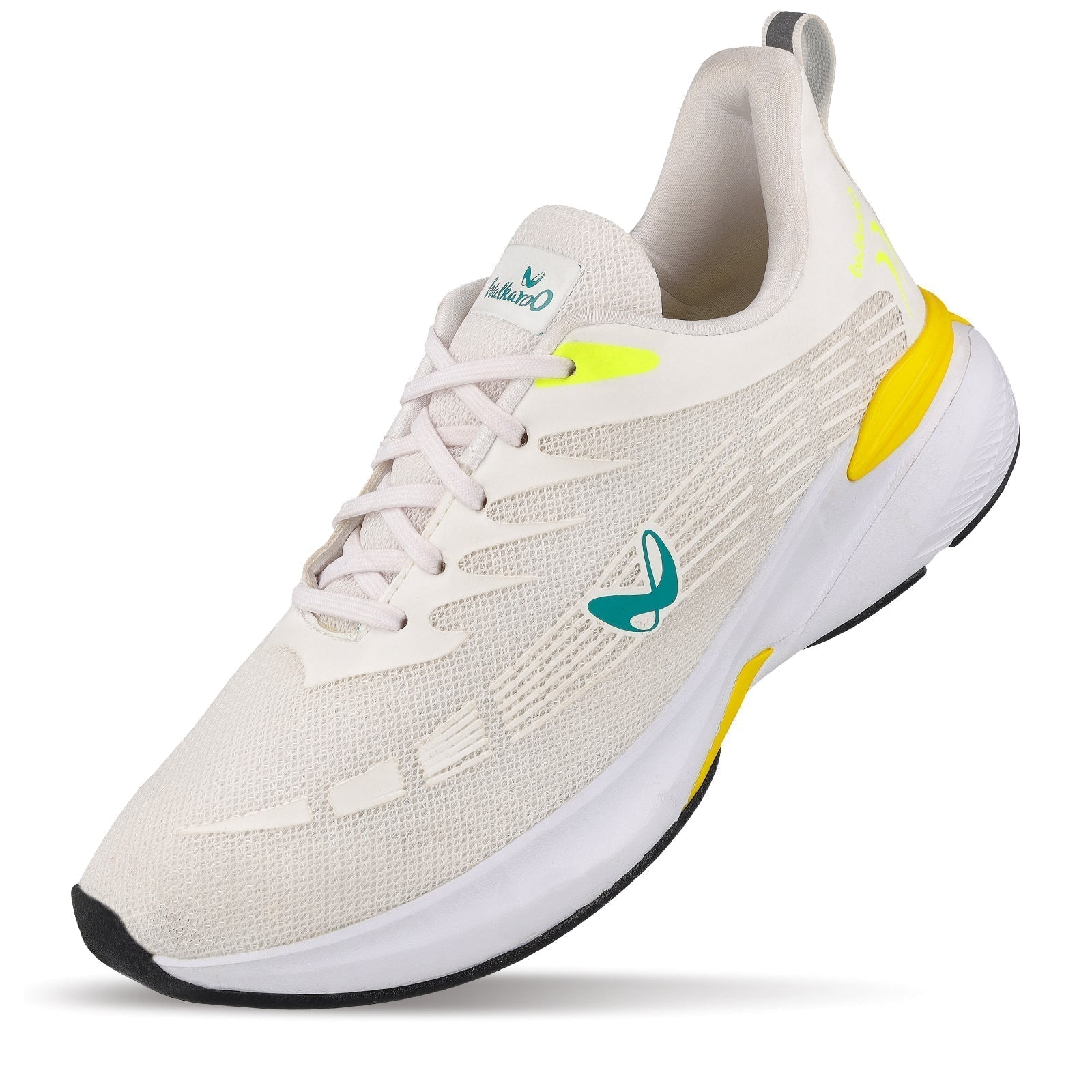 Walkaroo Running Shoes for Men - WS9096 White - Walkaroo Footwear